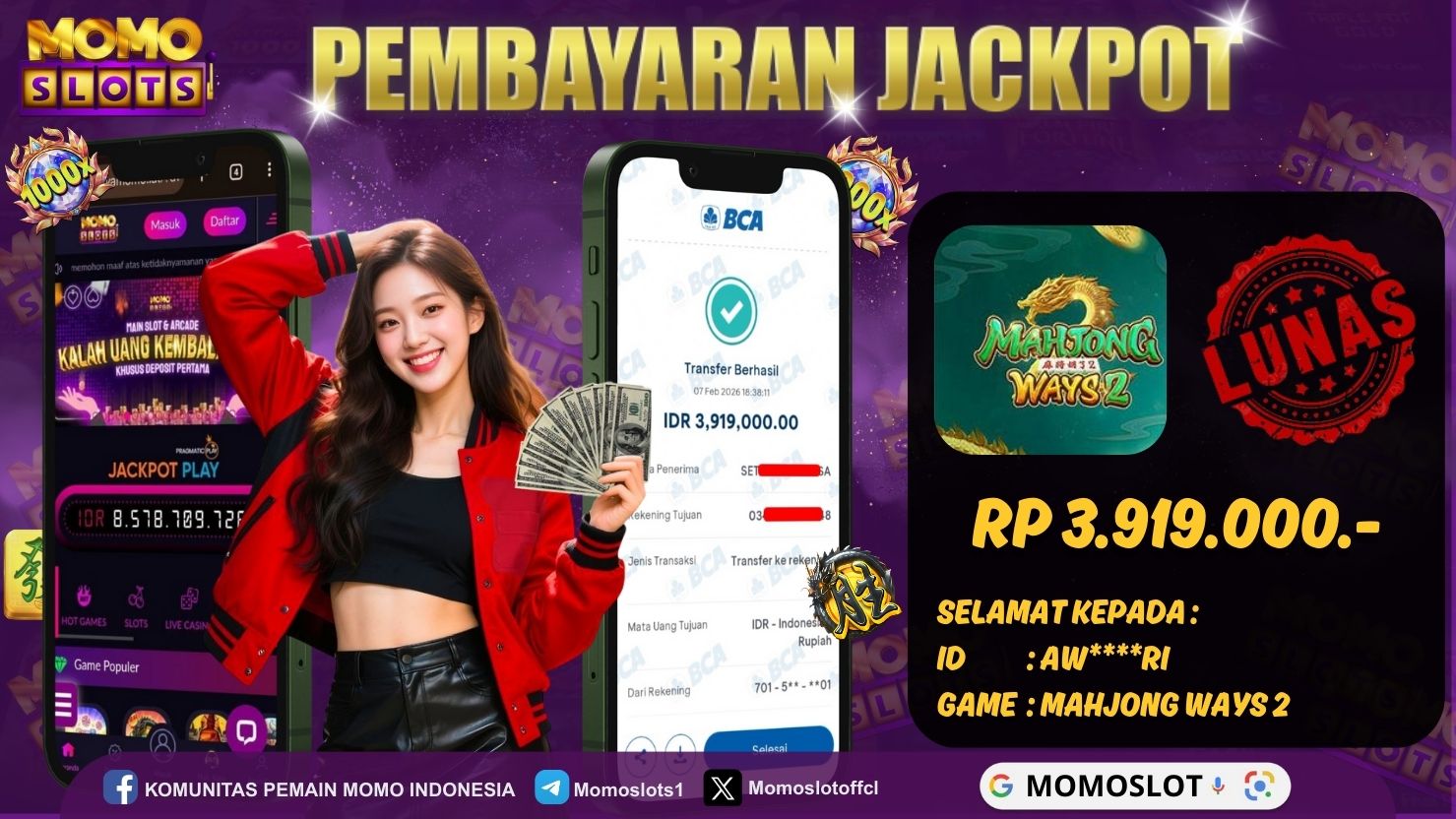 MOMOSLOTS JACKPOT SLOT MAHJONG WAYS 2